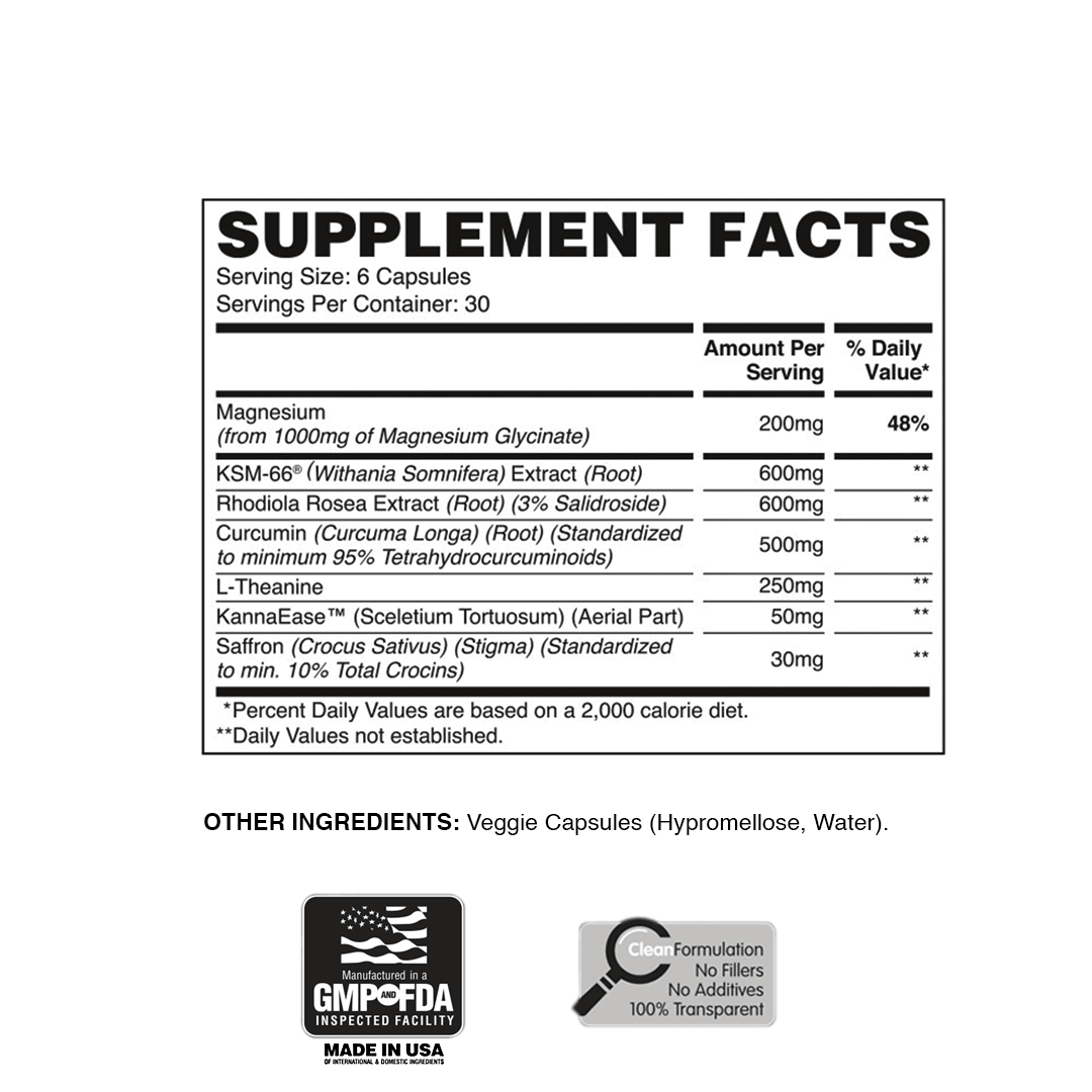 Chill Pills - Stress Relief Formula - Apollon Nutrition - 850042072714 -
