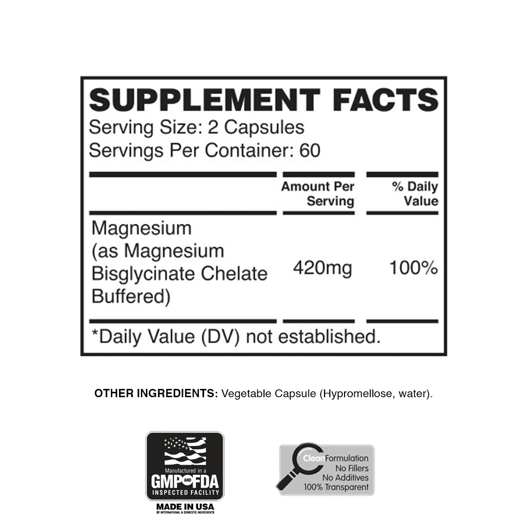 Magnesium Bisglycinate - Apollon Nutrition - -