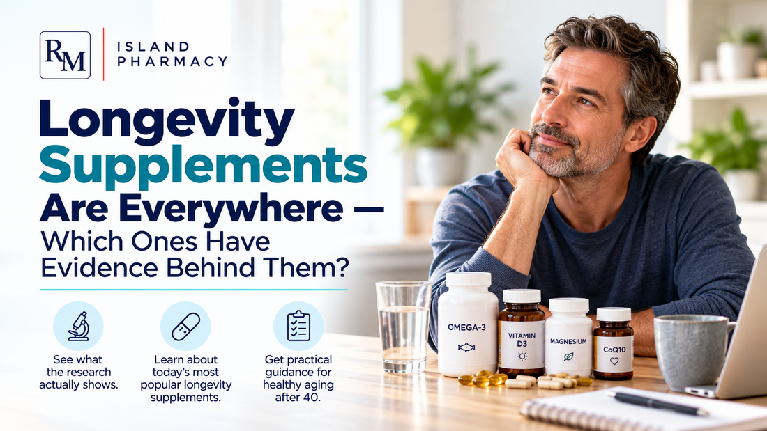 Longevity Supplements Are Everywhere. Which Ones Have Evidence Behind Them?