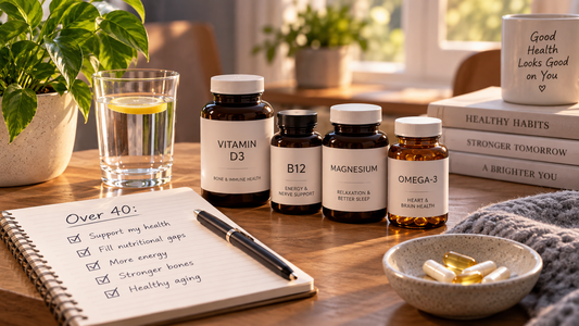 The Best Supplements for Adults Over 40: What You Actually Need vs. What's Hype