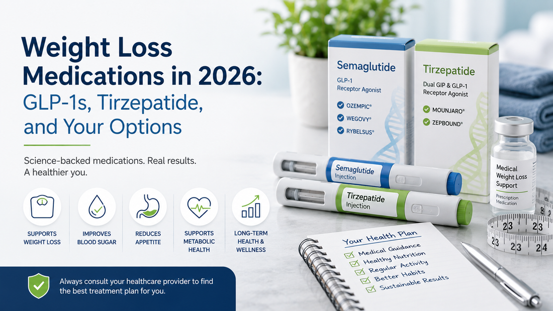Weight Loss Medications in 2026: GLP-1s, Tirzepatide, and Your Options